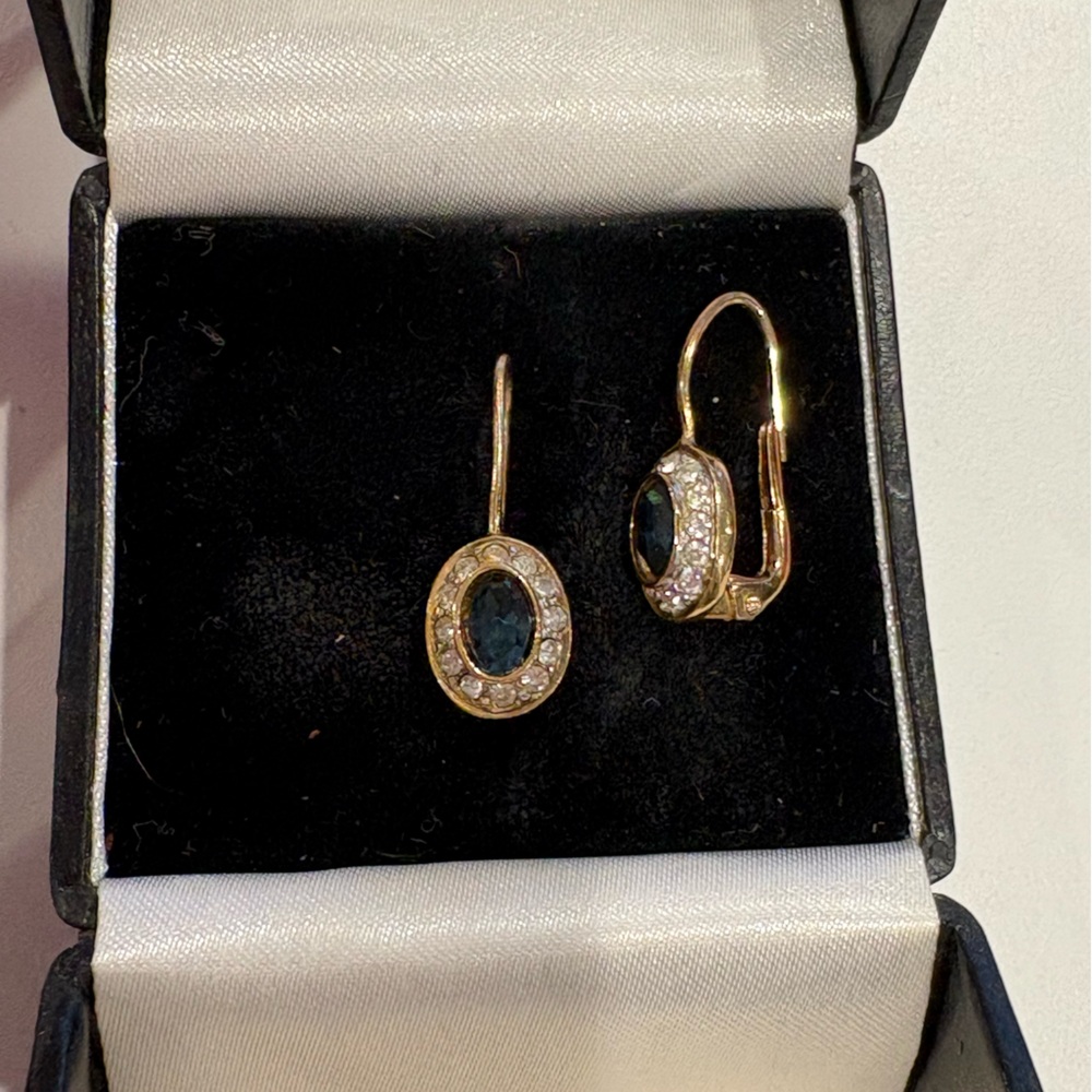 Vintage gold earrings